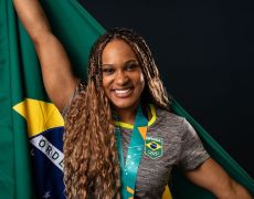 Rebeca Andrade é indicada ao Oscar do Esporte