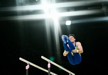 Diogo Soares fica em 23º no individual geral da ginástica em Paris-2024; japonês leva ouro