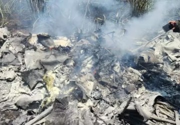 SP: duas pessoas morrem após queda de aeronave em canavial