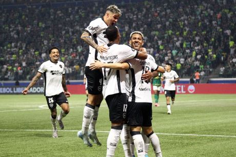 Botafogo segura empate com Palmeiras e avança na Copa Libertadores