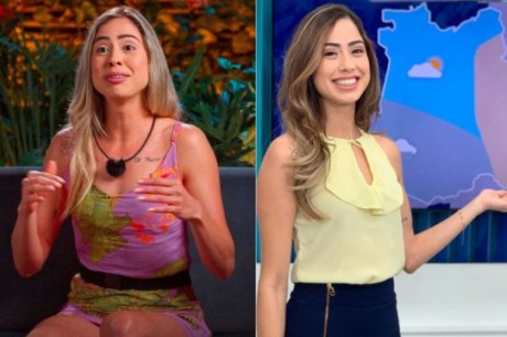 Ex-garota do tempo está em reality de pegação