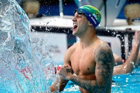 Guilherme Caribé é prata nos 100m livre no Mundial de piscina curta