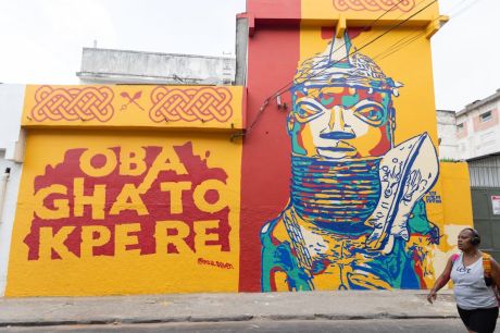 Comunidade no centro do Rio recebe festival de arte urbana