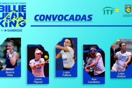 Tênis: seleção feminina é convocada para torneio Billie Jean King Cup